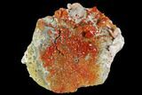 Ruby Red Vanadinite Crystals With Barite - Morocco #104741-1